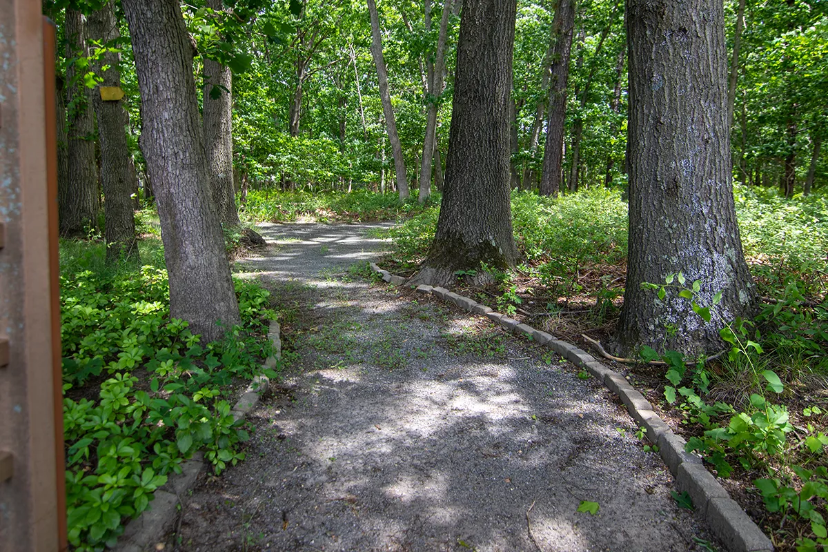 landscaped walking trails