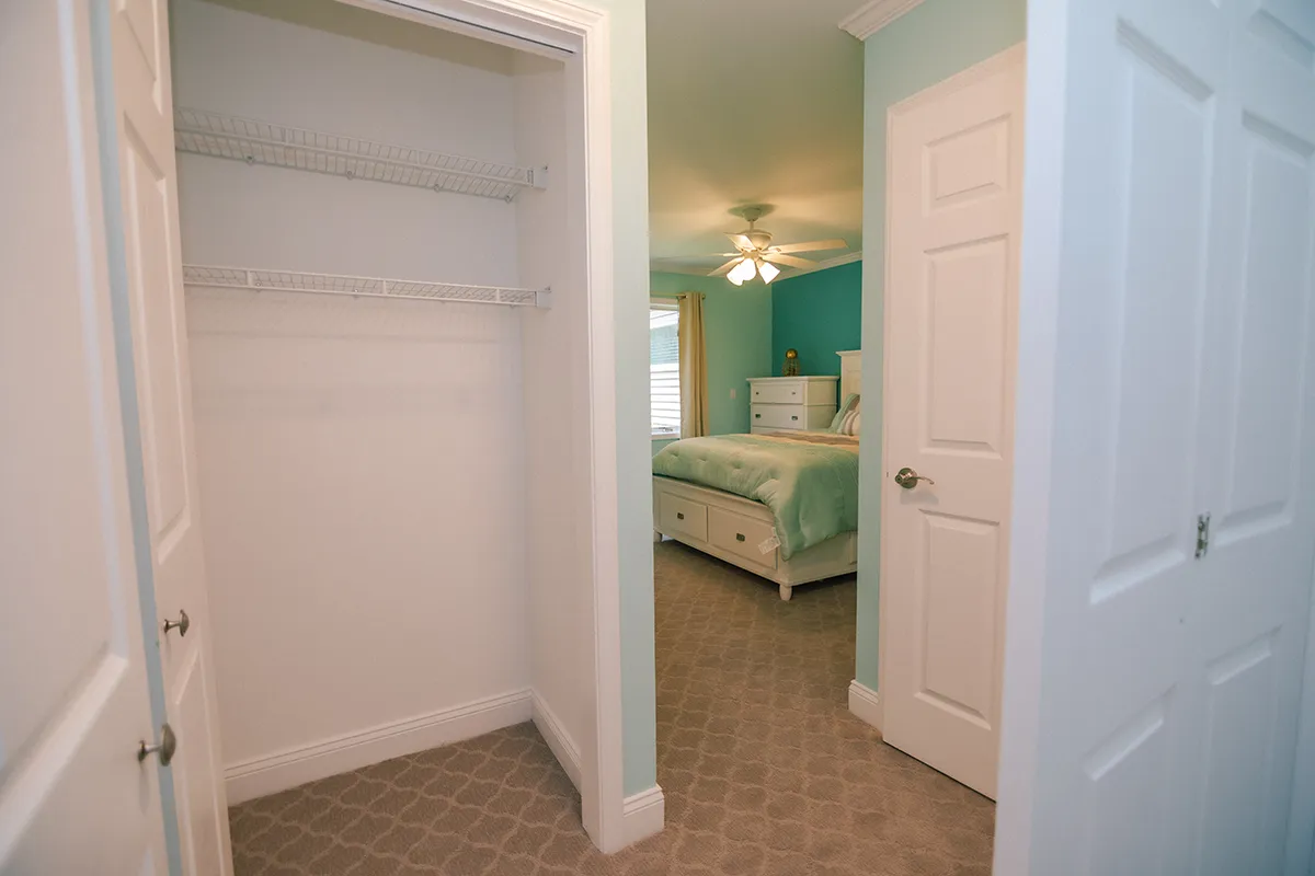 view of bedroom from hallway